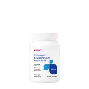 GNC Potassium & Magnesium Aspartate 250mg (120 Cápsulas)