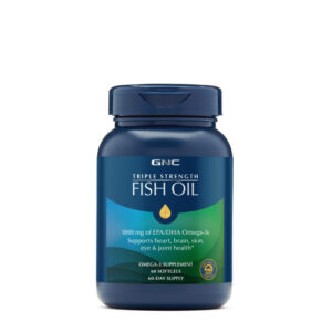 GNC Triple Strength Fish Oil Omega 3 (60 Cápsulas Blandas)