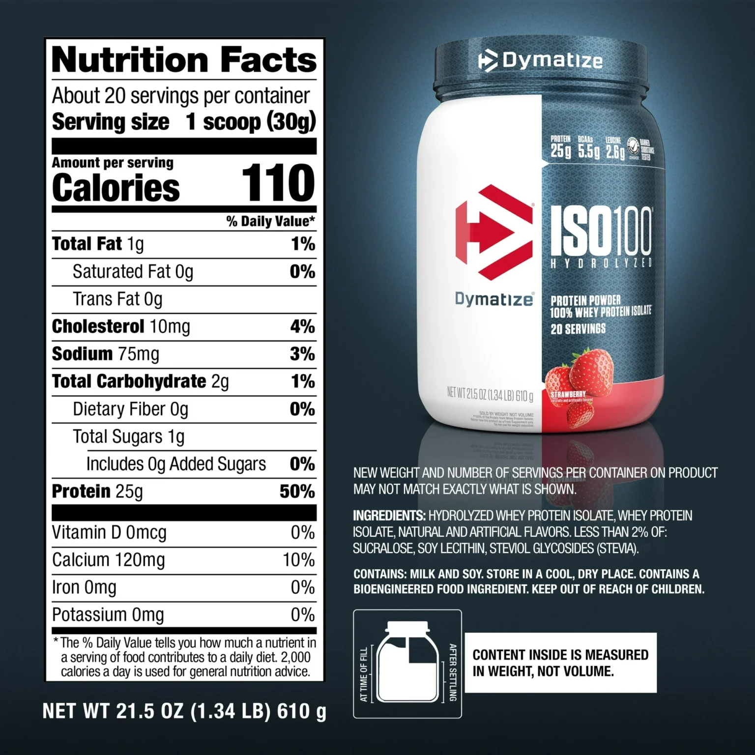 ISO 100 WHEY PROTEIN ISOLATE 20 servings - GNC Ecuador
