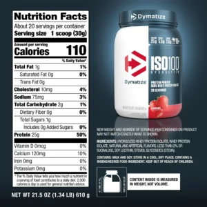 ISO 100 WHEY PROTEIN ISOLATE 20 servings - Image 3