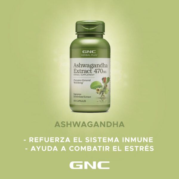 GNC Ashwagandha 100 Caps - GNC Ecuador