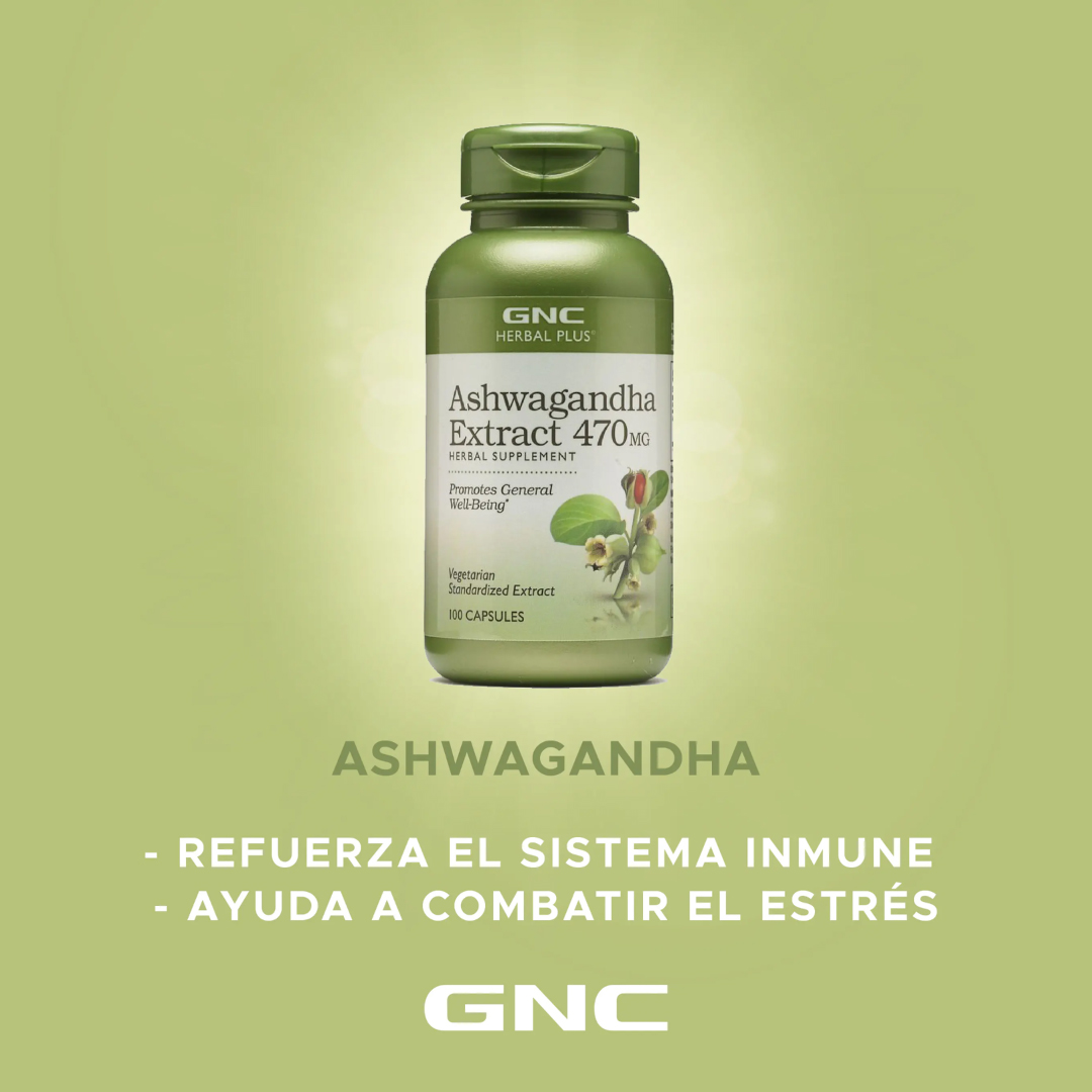GNC Ashwagandha 100 Caps - GNC Ecuador