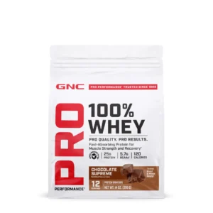 Proteína GNC Pro Performance 100% Whey 12 Servidas Vanilla Cream en Ecuador